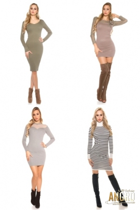 Rochii tricot LOT-6470 | ROCHII TRICOTATE EN-GROS