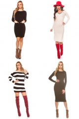 Rochii tricot LOT-6475 - Magazin online haine de dama EN-GROS