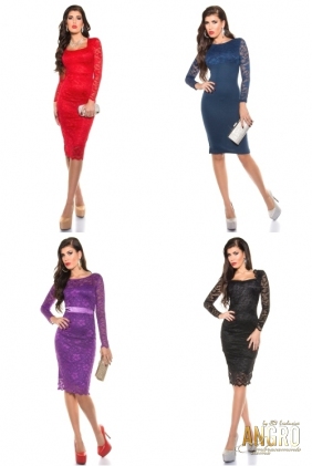 Rochii dantela LOT-6445 | ROCHII DANTELA EN-GROS