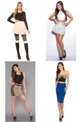 Fuste elegante LOT-6573 - Magazin online haine de dama EN-GROS