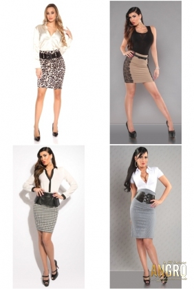 Fuste elegante LOT-6572 | HAINE DIVERSE EN-GROS