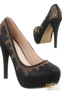 Pantofi Komi Black - Haine Engros