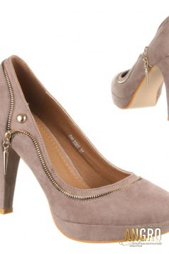 Pantofi Eny Khaki - Haine Engros